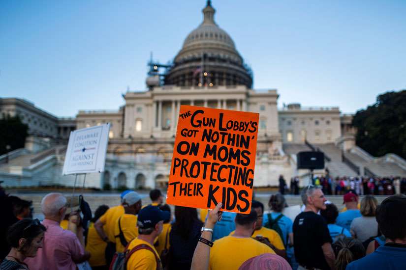 The battle over gun regulation returns to the U.S. election season