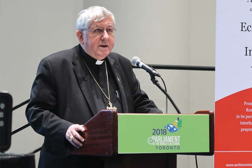 Christians must take ‘risk of faith’ to help those in need, says Cardinal Collins