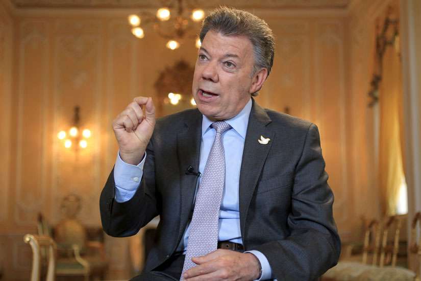 Colombian president wins Nobel Peace Prize for efforts to end civil war