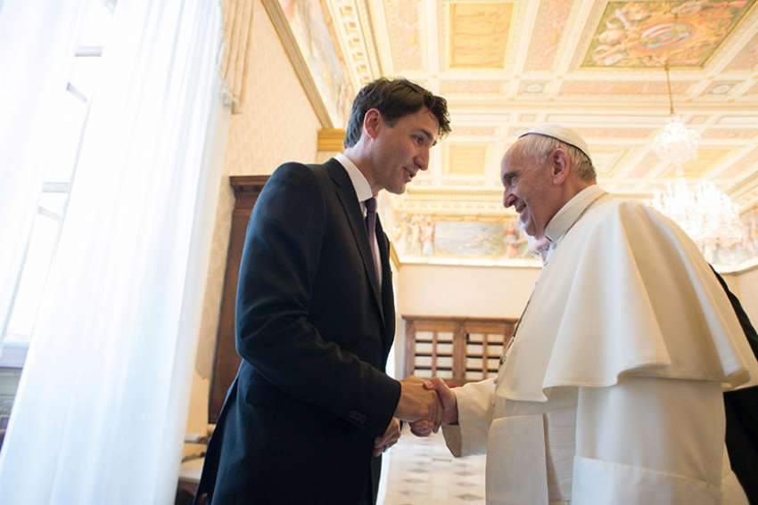 Trudeau asks Pope to apologize in Canada for residential schools