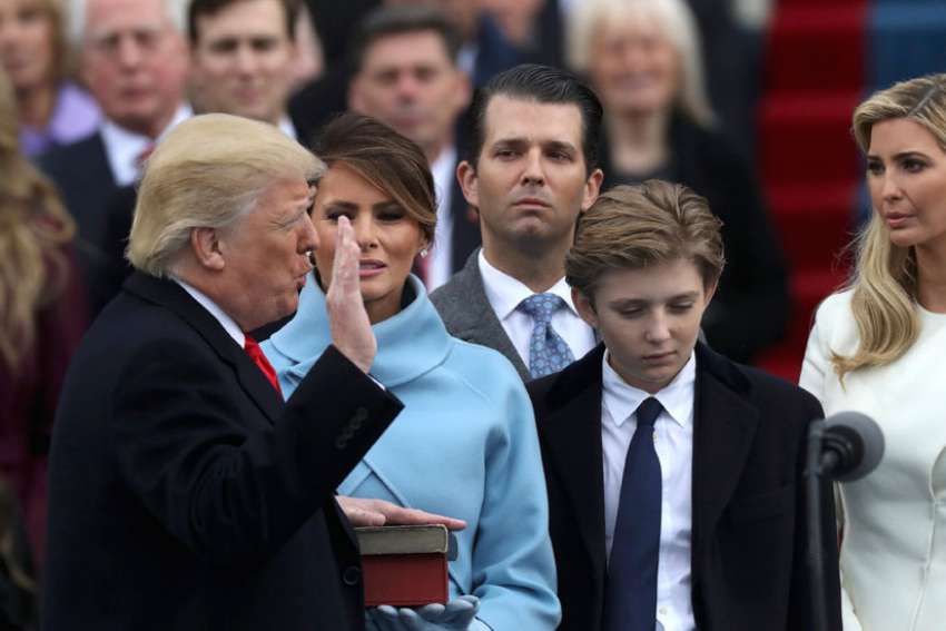 Pope offers prayers for Trump as he becomes 45th U.S. president