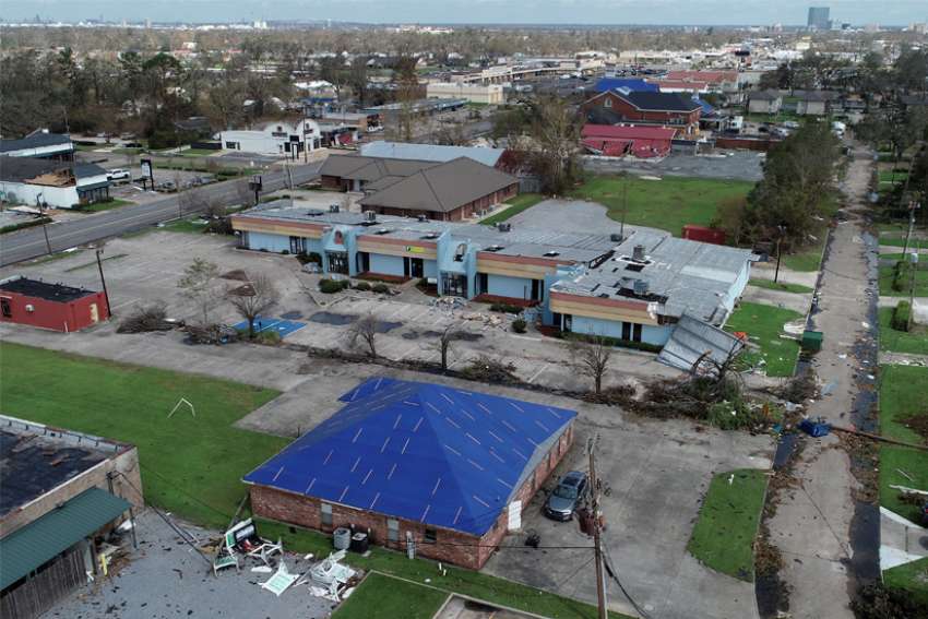 Hurricane destroys Louisiana churches, closes schools, displaces priests