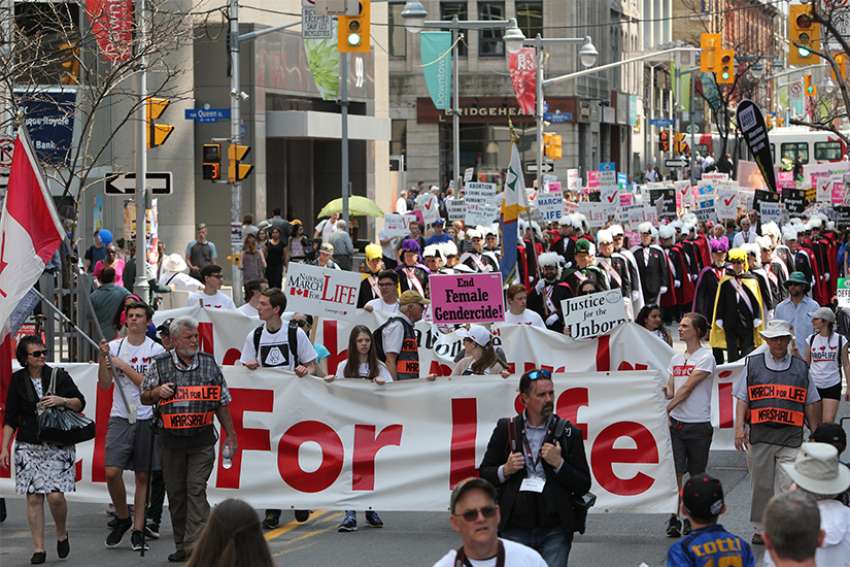 National March organizers troubled by proposed Toronto pro-life march on same day
