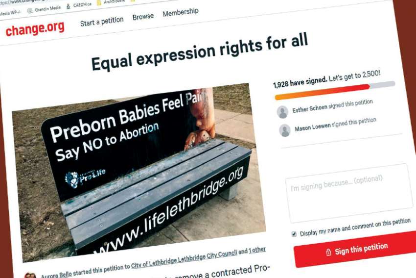 Court date set after Lethbridge pulled five ads promoting pro-life message