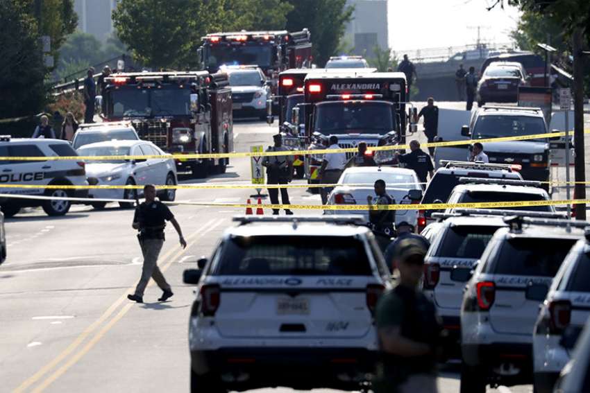 U.S. authorities investigating shooting of Catholic congressman, others