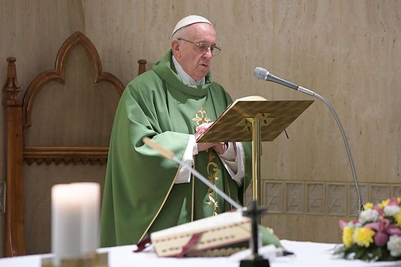 Pope's homily: Shame for one's sins is God's grace