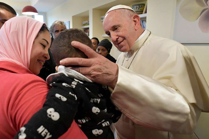 Human rights of most vulnerable must be promoted at all times, Pope Francis says