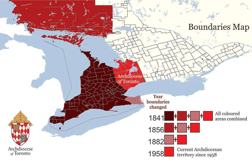 By leaps and bounds – the changing boundaries of the Toronto Archdiocese