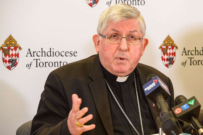 Cardinal Collins commends "Amoris Laetitia" as pastoral and grandfatherly appeal to Church