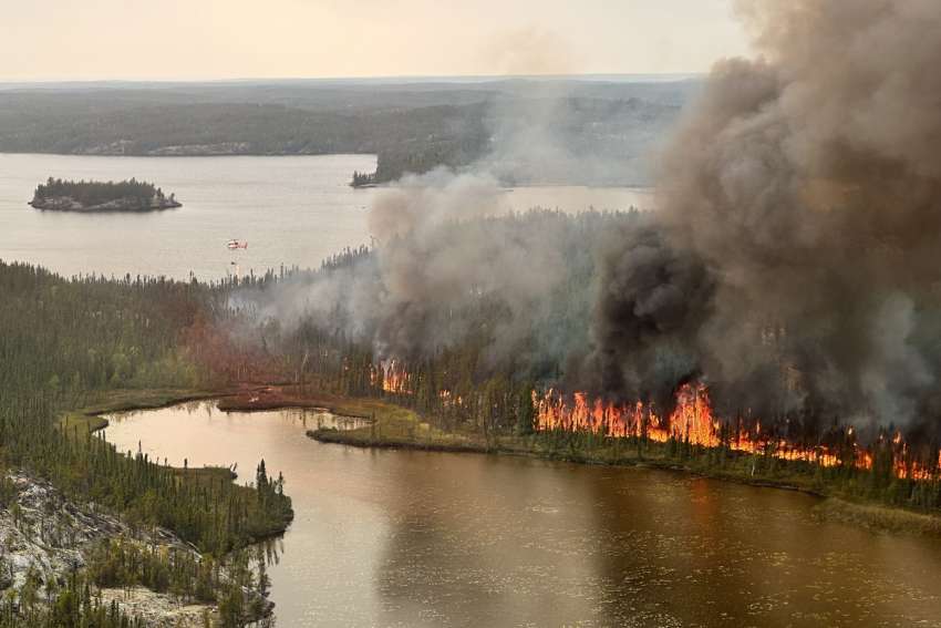 Lifting fire evacuees’ spirits