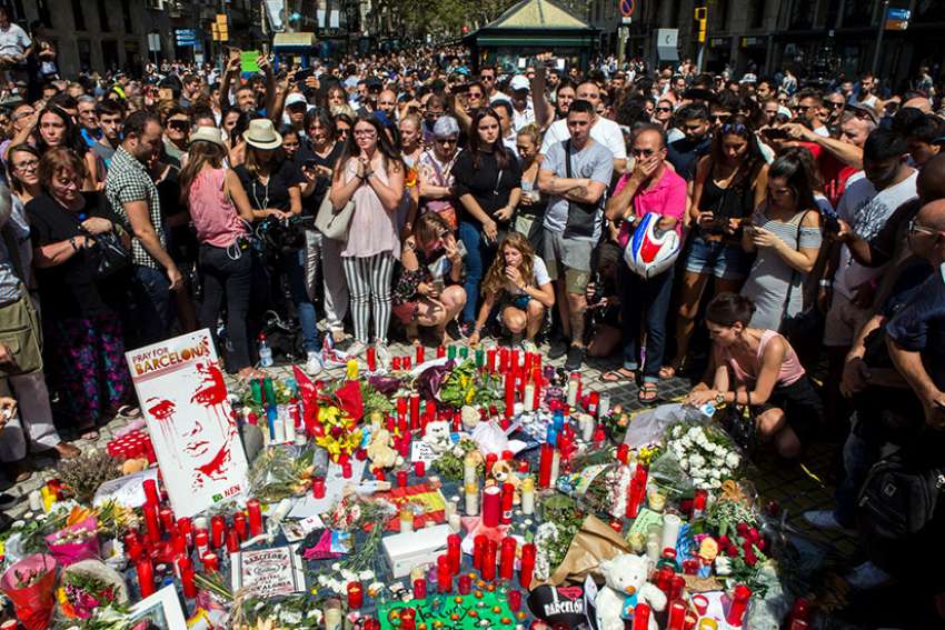 Catholic leaders urge prayers, unity after attacks in Spain