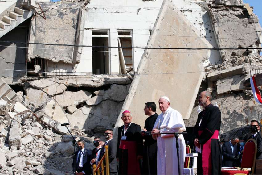 Life triumphs over death as Christians rebuild in Iraq, Pope Francis says