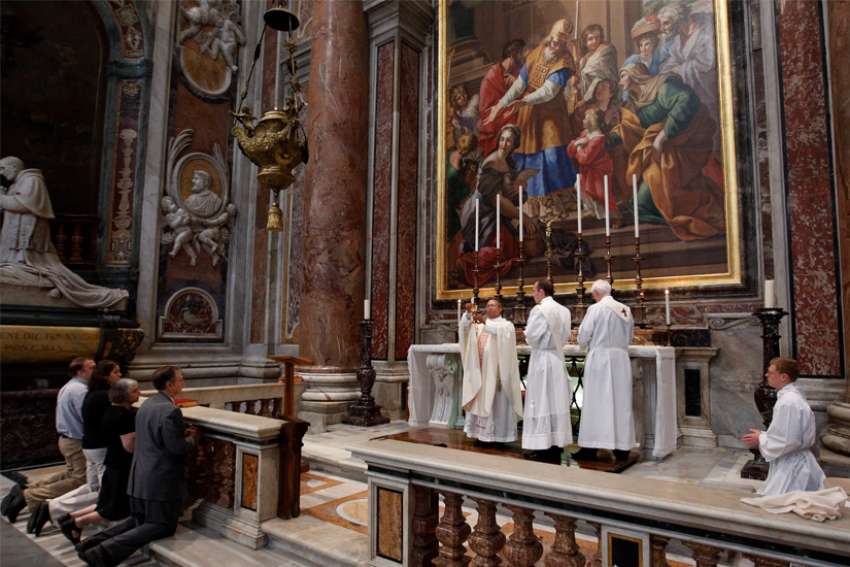 Cardinal keeps limits on private Masses in St. Peter's, allows exceptions
