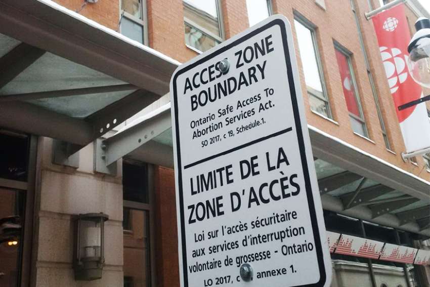 Bubble zones around abortion clinics in effect