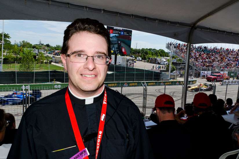 Priests join IndyCar circuit to take care of spiritual needs of drivers, crew