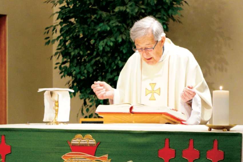 Priest’s retirement Sept. 30 will also mean the closure of his Edmonton parish, St. Patrick