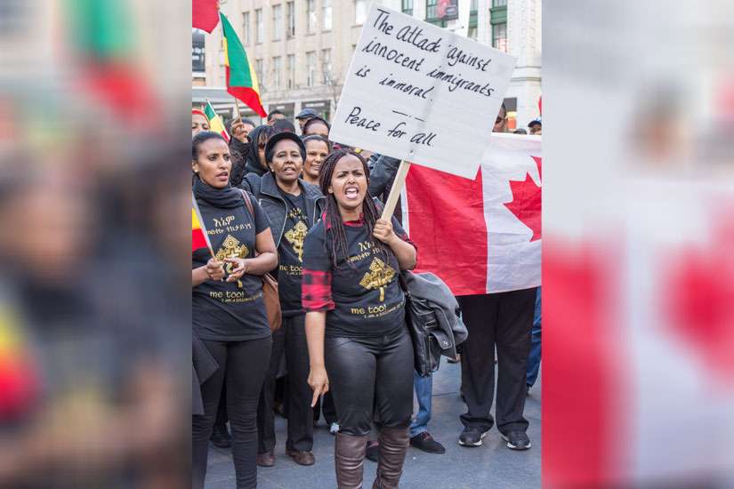 Toronto's Ethiopians rally against Islamic State brutality