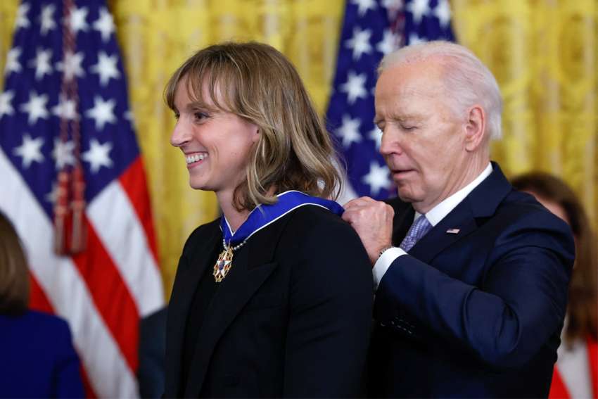 Catholic Olympic champion swimmer Katie Ledecky awarded Presidential Medal of Freedom