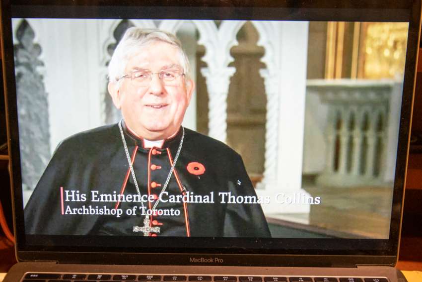 Thousands tune in to virtual Cardinal’s Dinner