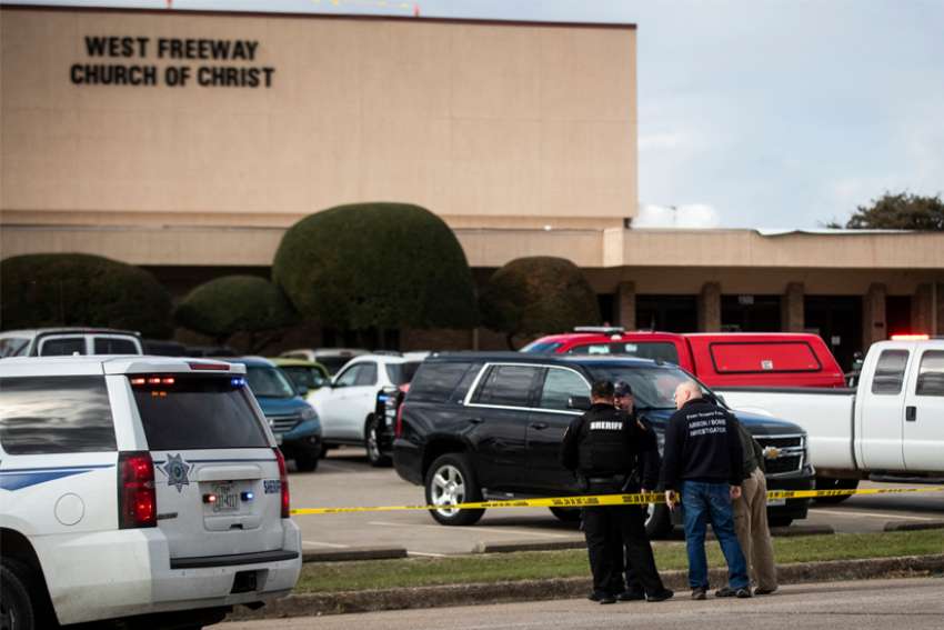 Fatal church shooting in Texas, bishops offer prayers