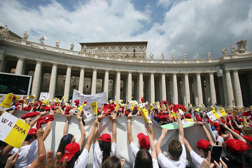 Young people in the church need to be heard, not silenced, Pope says
