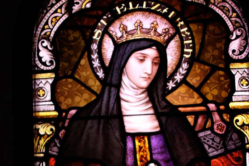 Celebrating my second birthday with St. Elizabeth