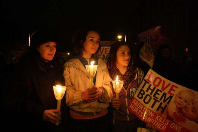 15,000 rally in Ireland, pledge to work for repeal of abortion law