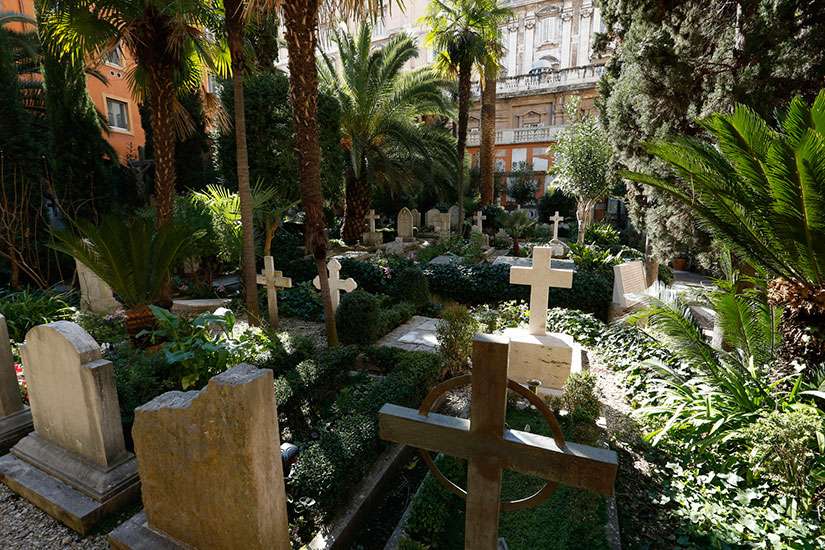 Historic cemetery inside Vatican walls a 'little piece of paradise'