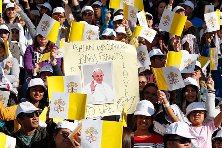 Live your Christian identity by loving others, Pope tells Catholics on Arabian Peninsula