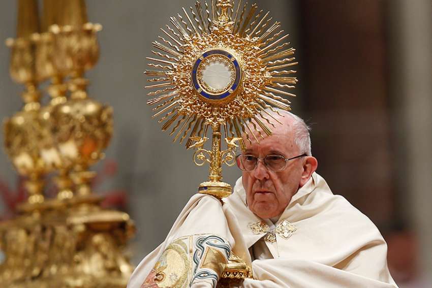 The gift of God can only be met with "heart-wrenching gratitude", Pope says