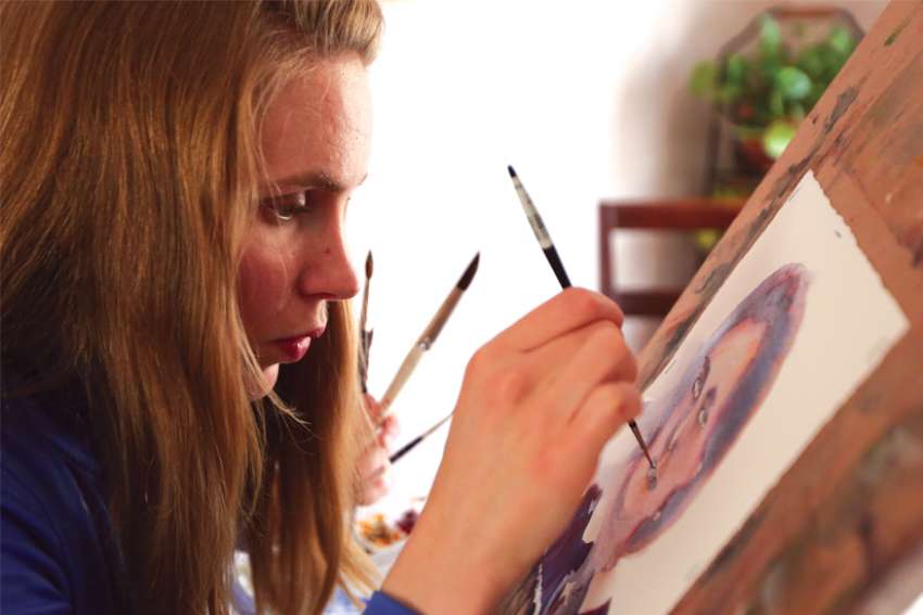 Faith inspires heavenly portraits