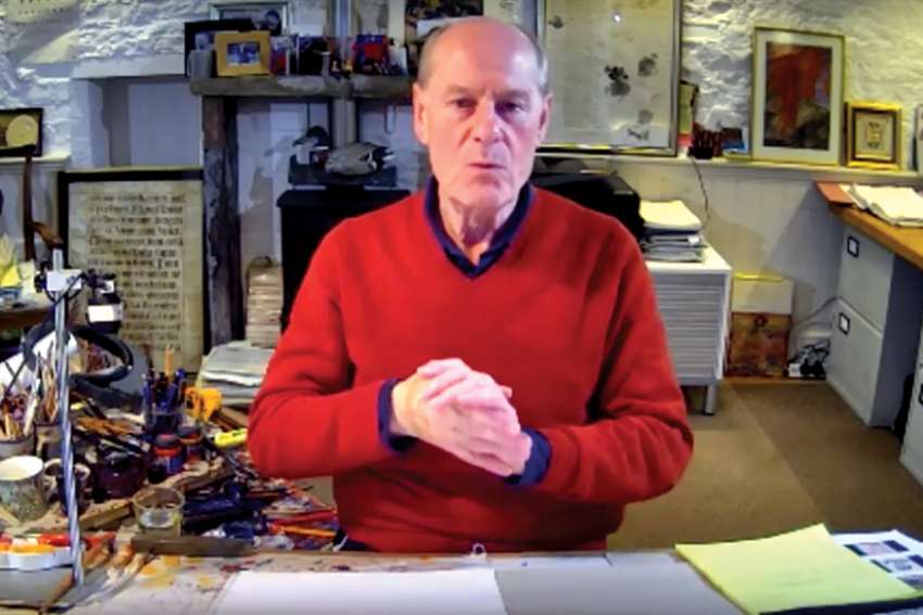 Artist shares process behind lifetime dream of Saint John's Bible