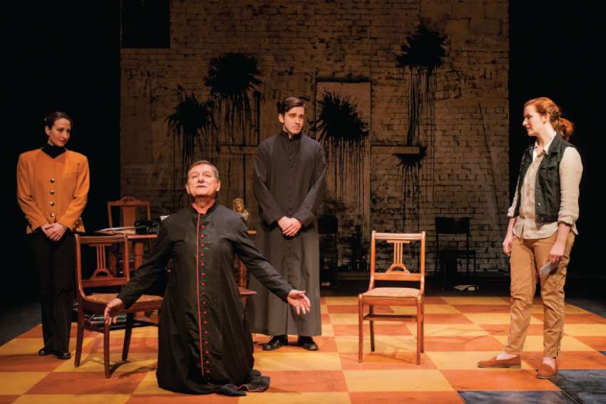 Playwright presents the Catholic Church, world in human terms