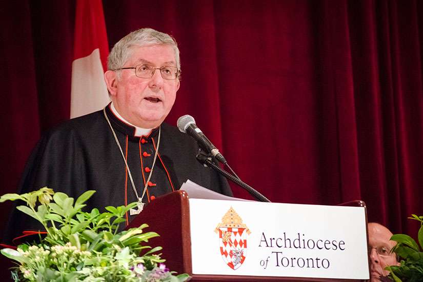 Cardinal Collins pledges $1 million for palliative care facility