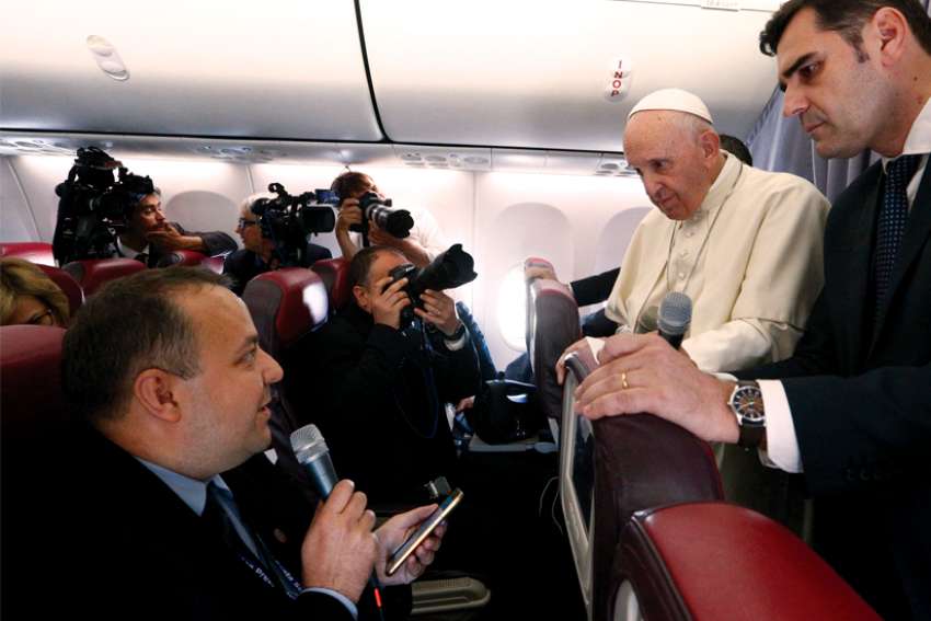 Plane speaking: Behind the scenes of the Pope's in-flight press conferences
