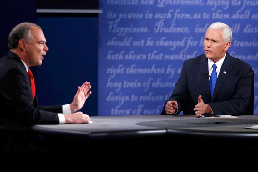 Faith and politics take the stage in last minutes of U.S. vice presidential debate