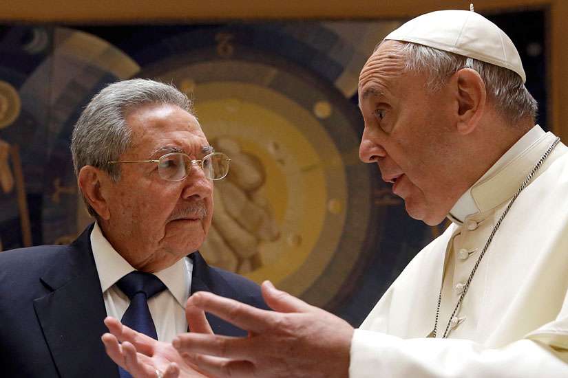 Castro says Pope is so impressive he might start praying again