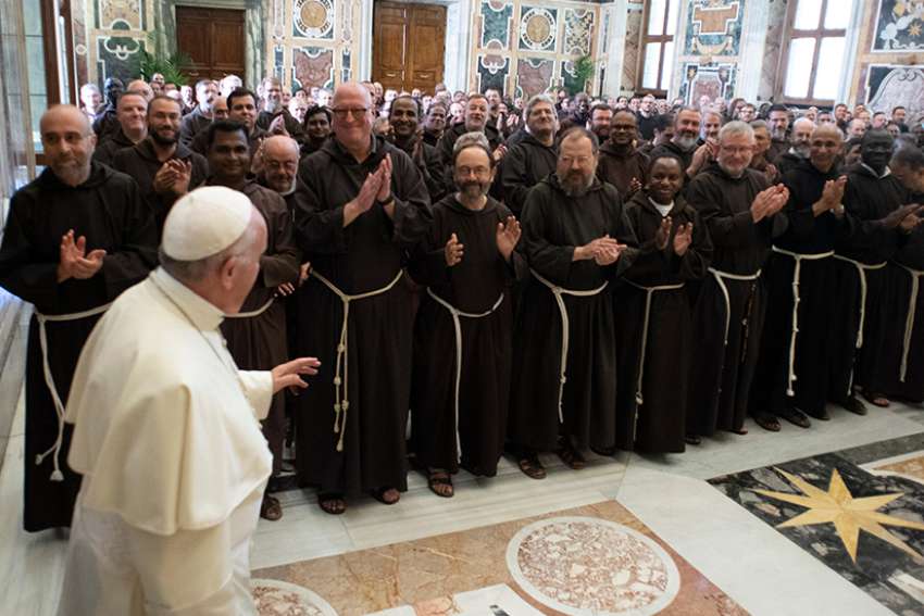 Pope praises Capuchin order's apostolate of confession, simplicity