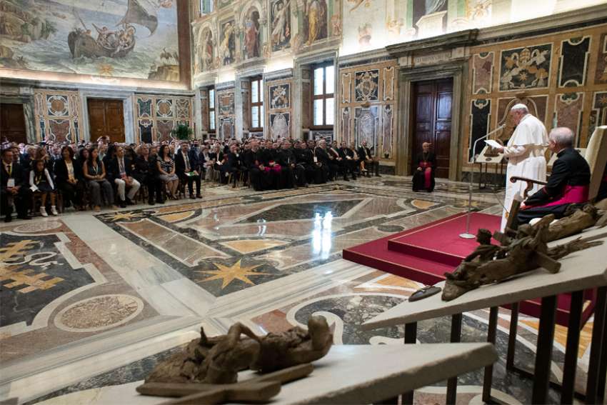 Pope Francis: Proclaiming God does not mean justifying His existence