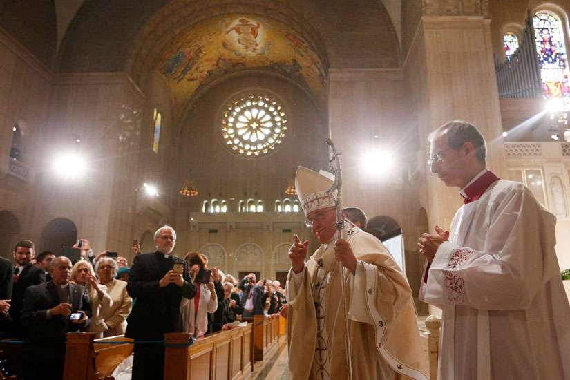 Junipero Serra a trailblazer, Pope says at canonization Mass