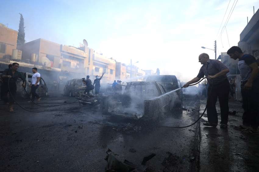 Caritas works to help Syrians displaced by Turkish bombings