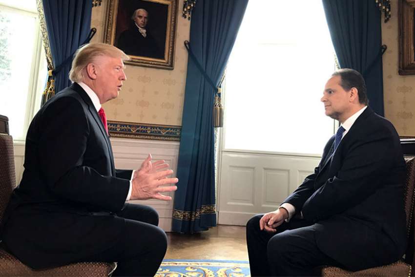Trump interview throws spotlight on Christian broadcaster