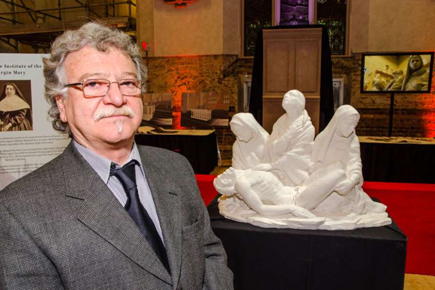 Two years in the making, Pietà statue arrives at St. Michael's crypt