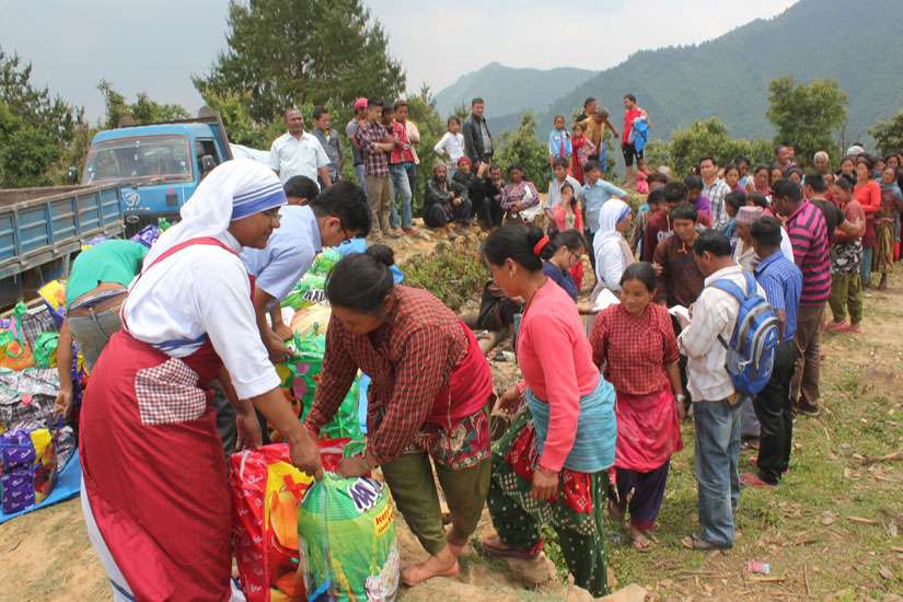 Nepal authorities try to block Missionaries of Charity delivering aid