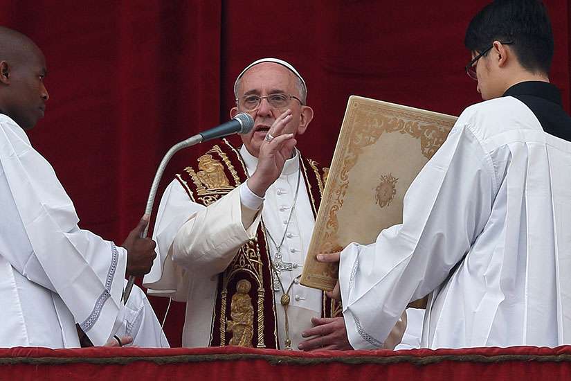 On Christmas, Pope France urges people to hear the cry of suffering children