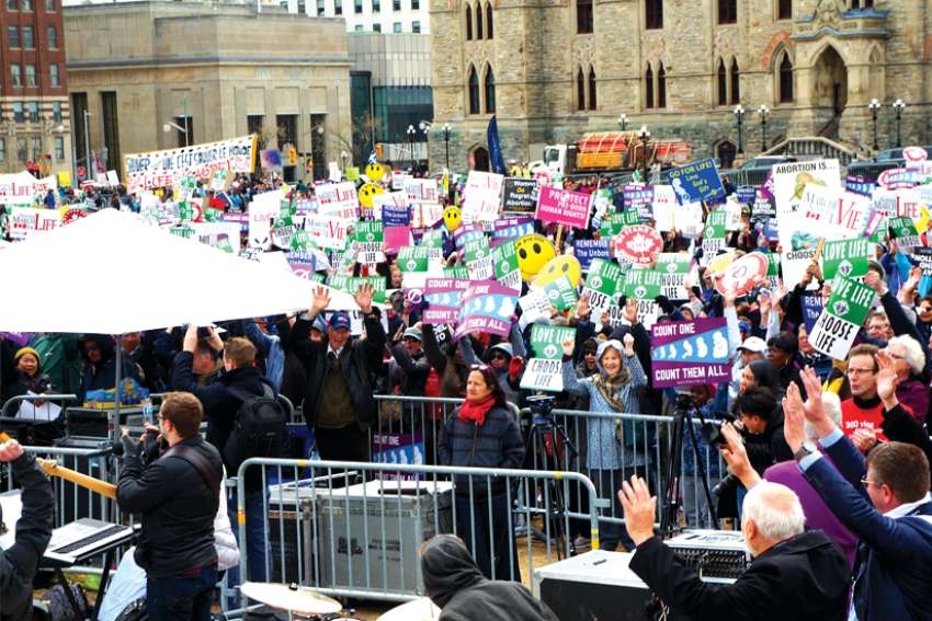 Pro-lifers vow to keep voice alive