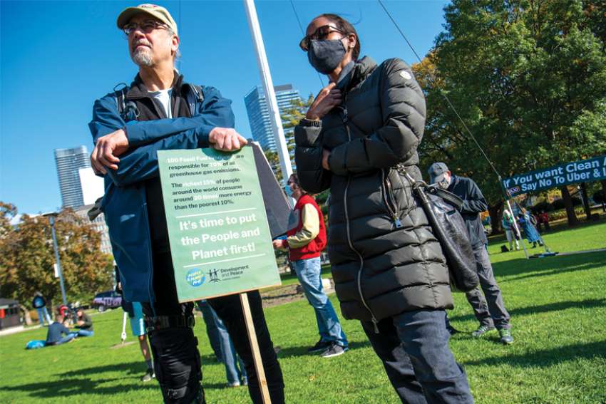 Climate protest witness to global problem