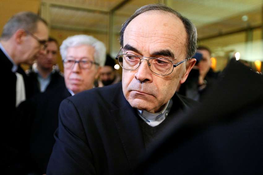 French cardinal reaffirms innocence in sex abuse cover-up trial