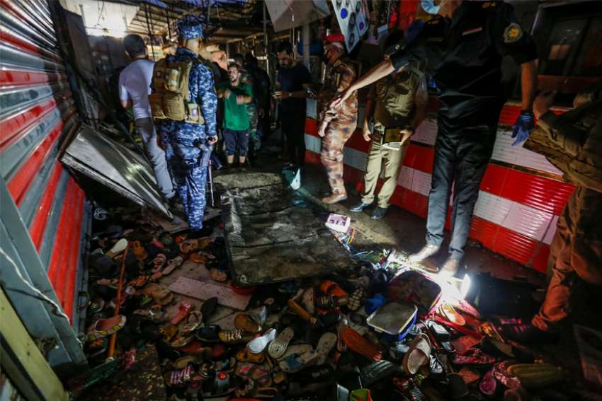Pope Francis 'deeply saddened' by Baghdad market bombing