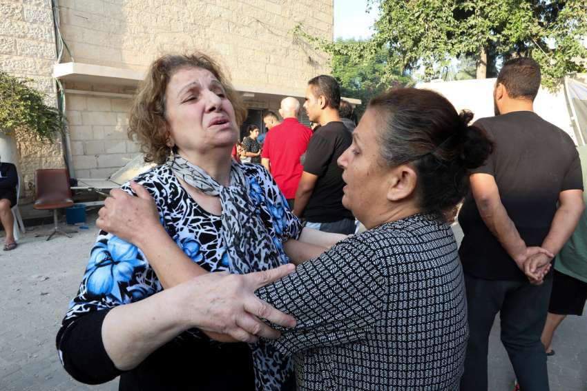 Gaza Catholic parish mourns fellow Christians killed in blast at Greek Orthodox complex